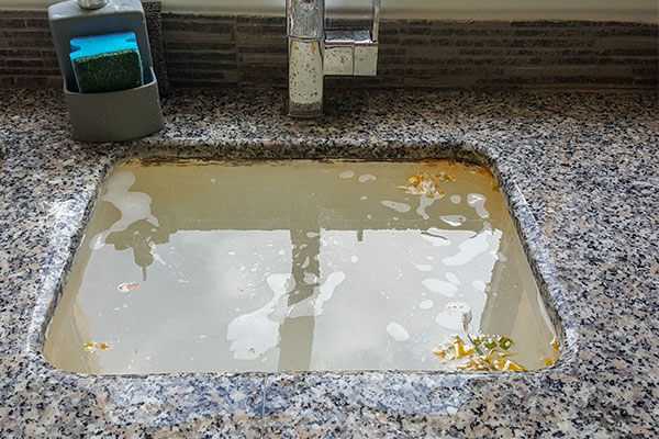 Sewage Damage 3 sink overflow